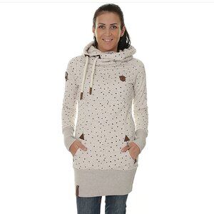 Naketano Long Hoodie/Sweatshirt Mini Dress
